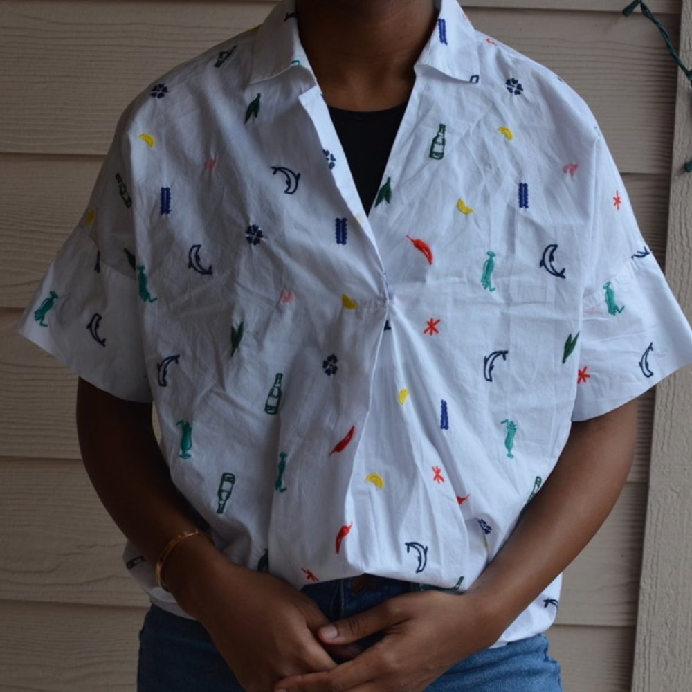 Madewell shirt, white